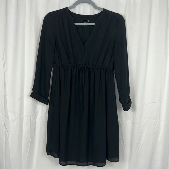 H&M Mama Black Maternity Dress Size Small - Picture 1 of 6